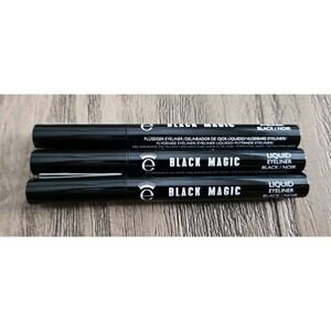 3X Eyeko Black Magic Liquid Eyeliner Black .01 oz Travel Size